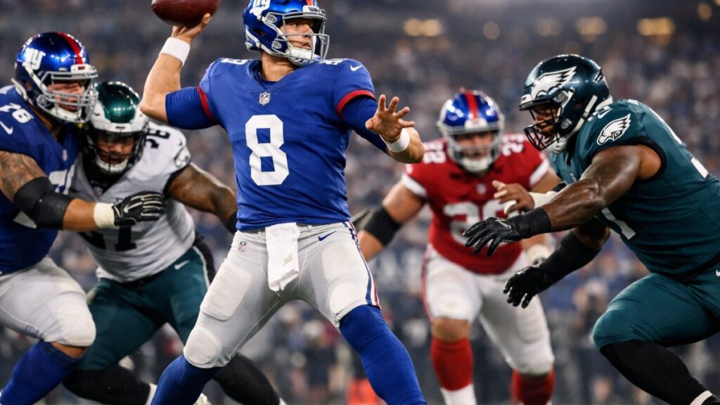 new york giants vs philadelphia eagles match player stats